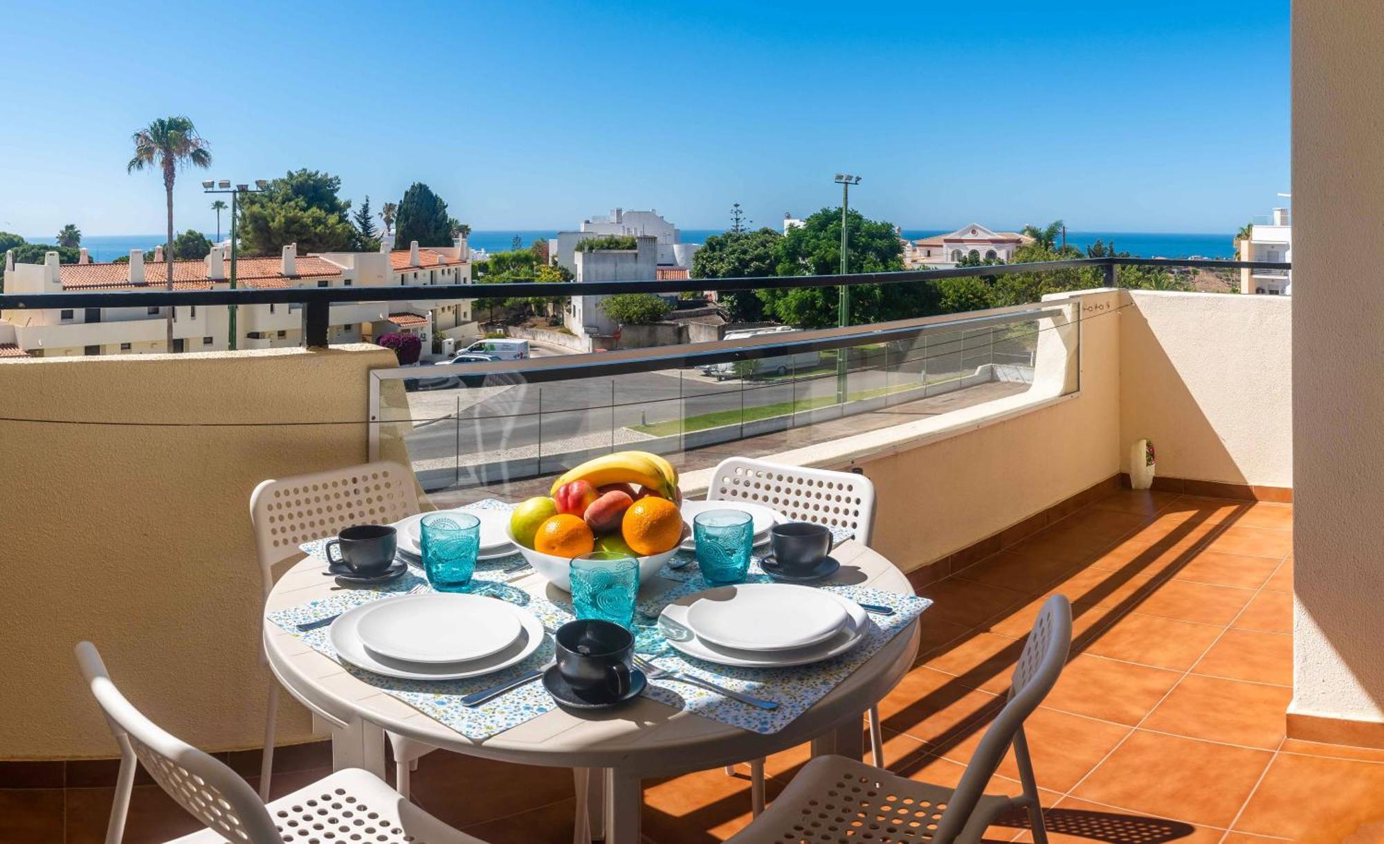 White T1 - Ocean View Apartment Албуфейра Екстериор снимка