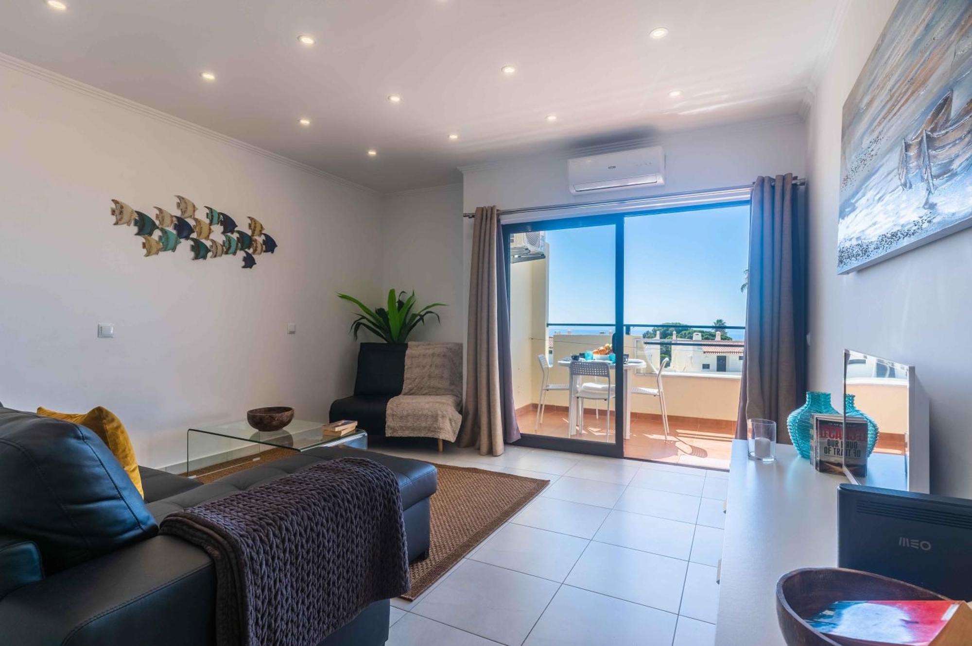 White T1 - Ocean View Apartment Албуфейра Екстериор снимка